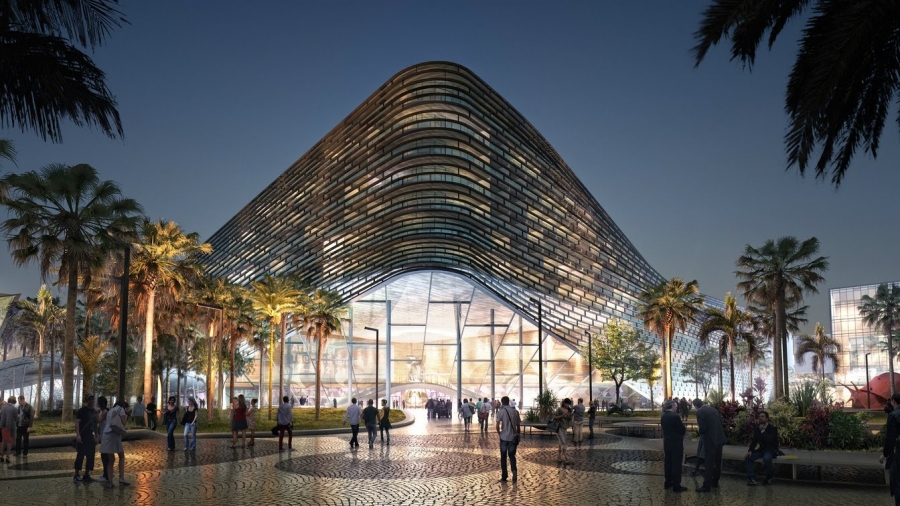 Ingels' former plan for the Miami Beach Convention Center