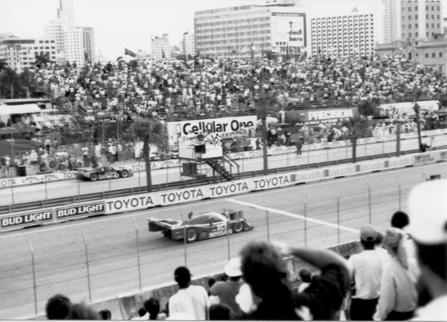 The Miami Grand Prix in Museum Park
