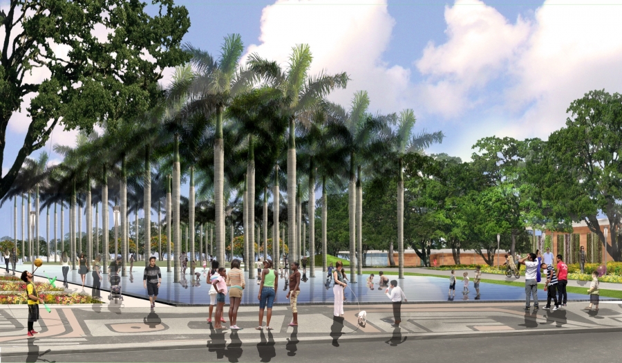 Proposed Phase II of Museum Park. Rendering courtesy Cooper Robertson/Civitas