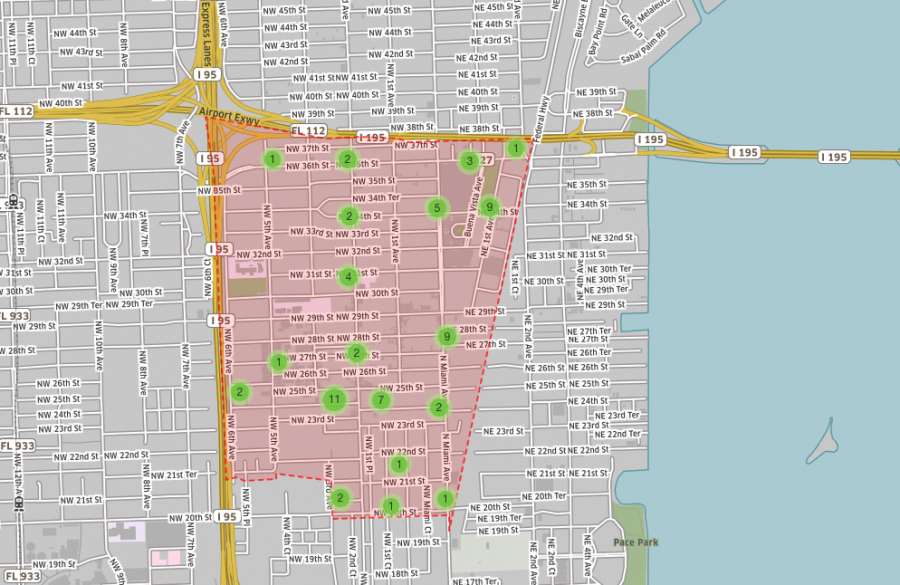 Alcohol and tobacco licenses in Wynwood & Midtown.