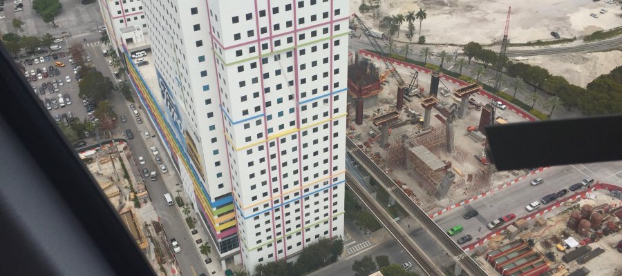 Miami’s New Downtown Train Station Going Vertical With Massive Concrete Pour